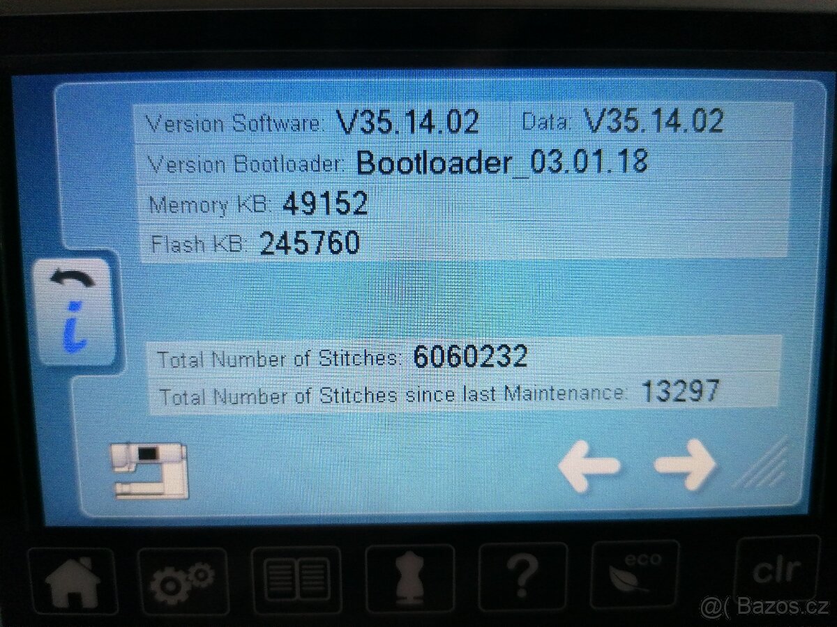 Šicí a vyšívací stroj Bernina 750qe - 8