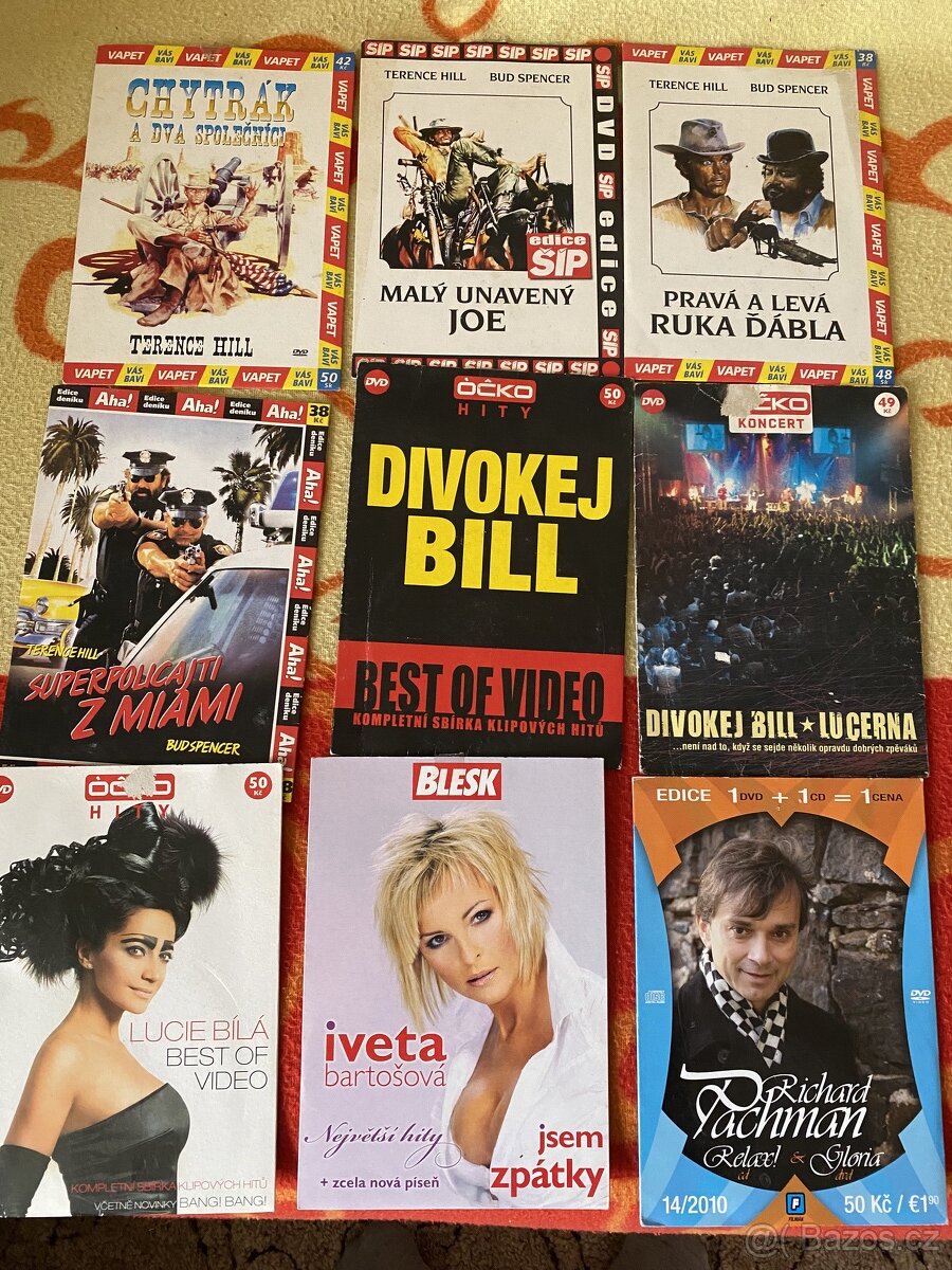 DVD filmy 1 - 8