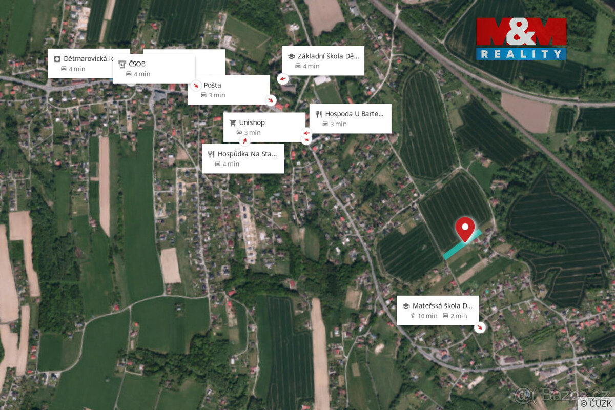 Prodej pozemku k bydlení, 4058 m², Dětmarovice - 8