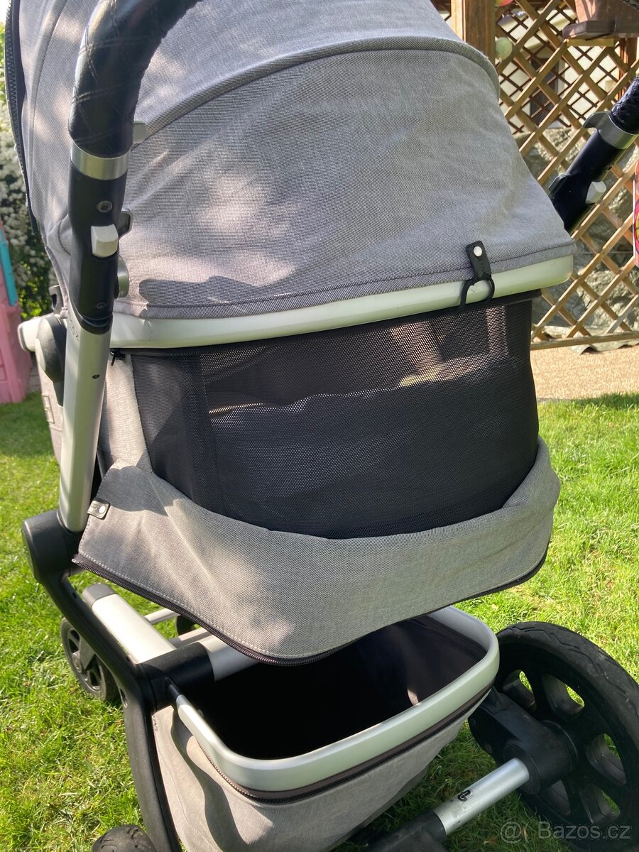 Kočárek Joolz Day2 - dvoukombinace - barva šedá melange - 8