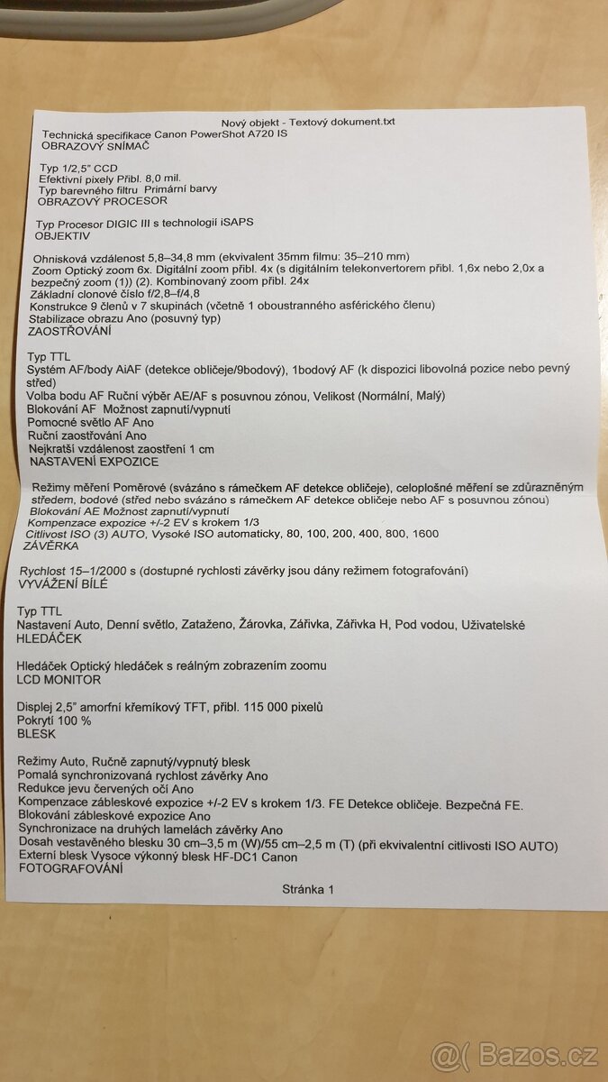 CANON PowerShot A720 IS - 8