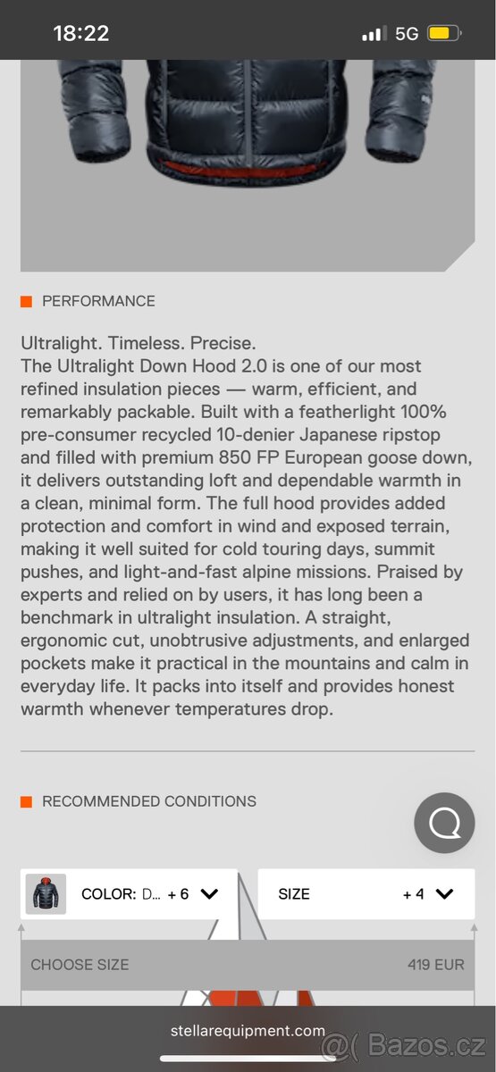 Zimní péřová bunda Stellar Equipment - 8