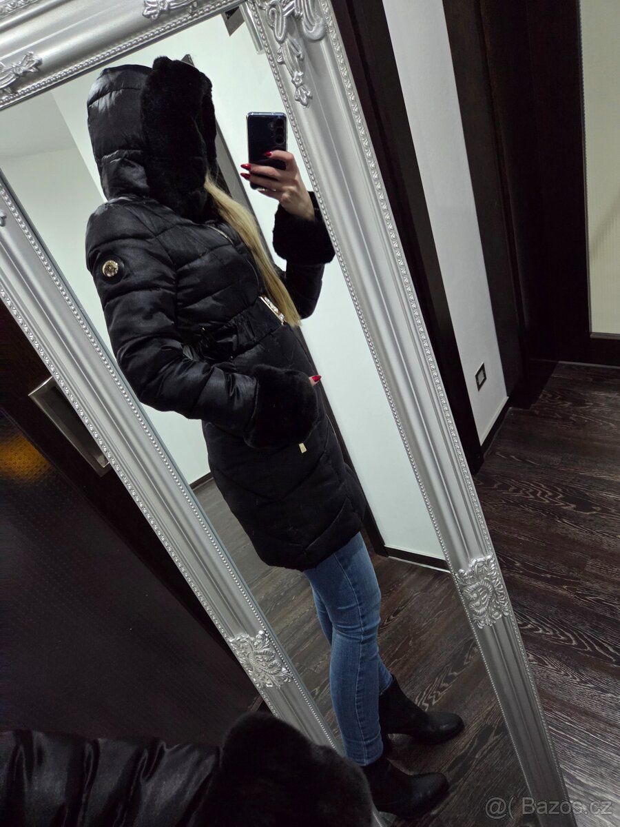 Cerny zimni kabat Mayo Chix - 8