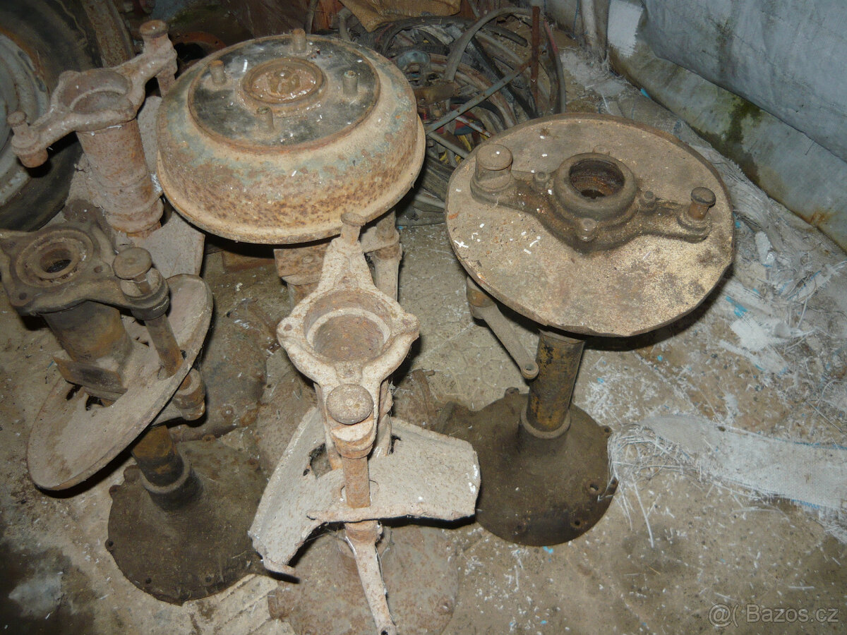 škoda 422 , Praga Walter Fiat 508c brzdy ,Trabant - 8