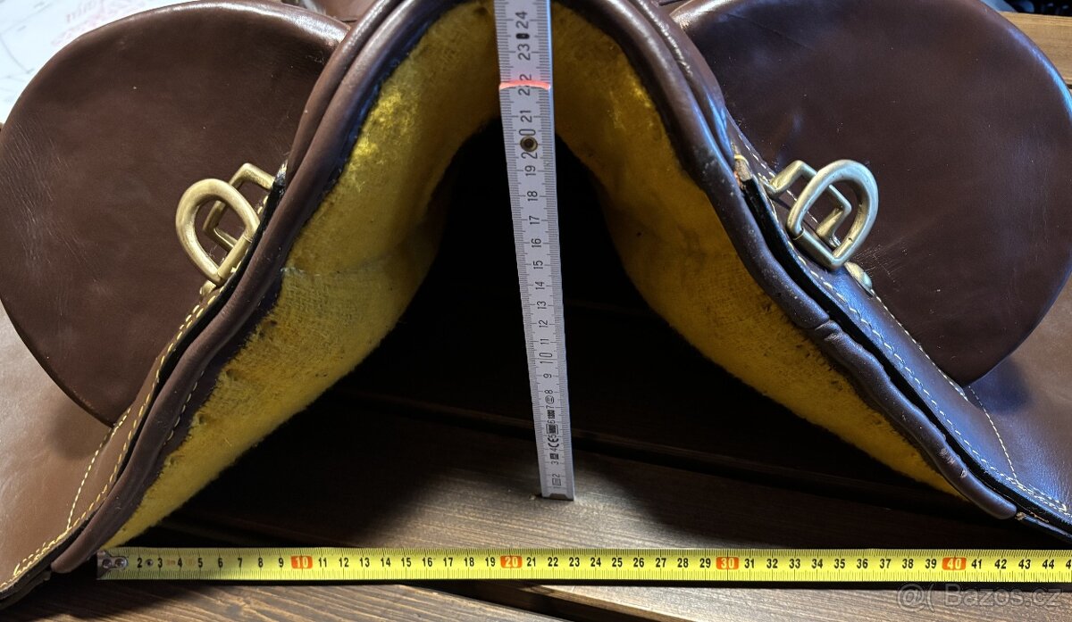 Australské sedlo s hruškou hnědé - 8