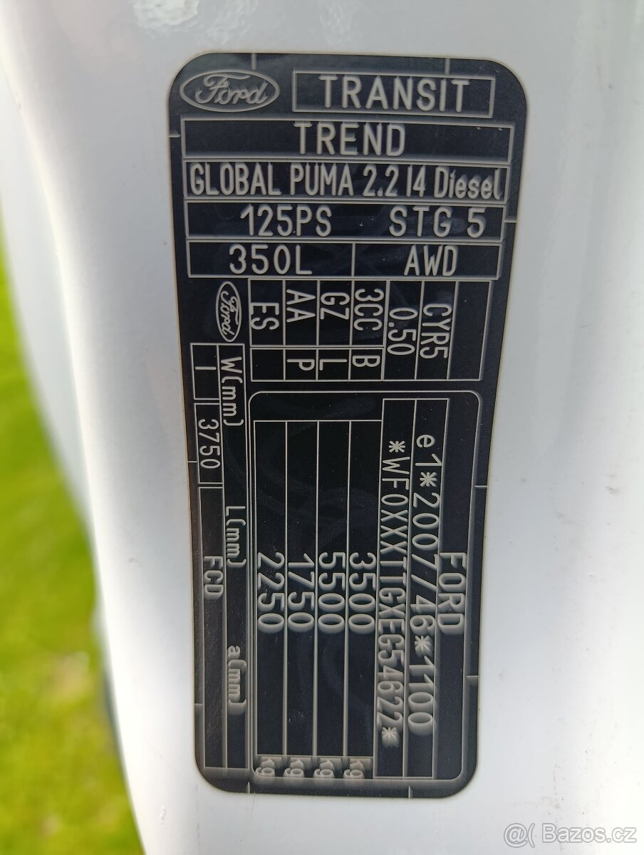 FORD TRANSIT CAMPERVAN 4X4 - 8