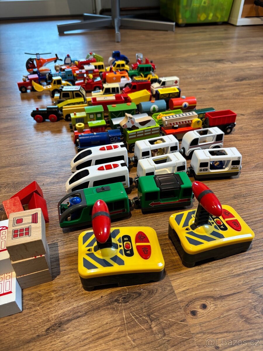 👑 MEGA SET Dřevěné vláčkodráhy – Přes 300 dílů 🚁 - 8