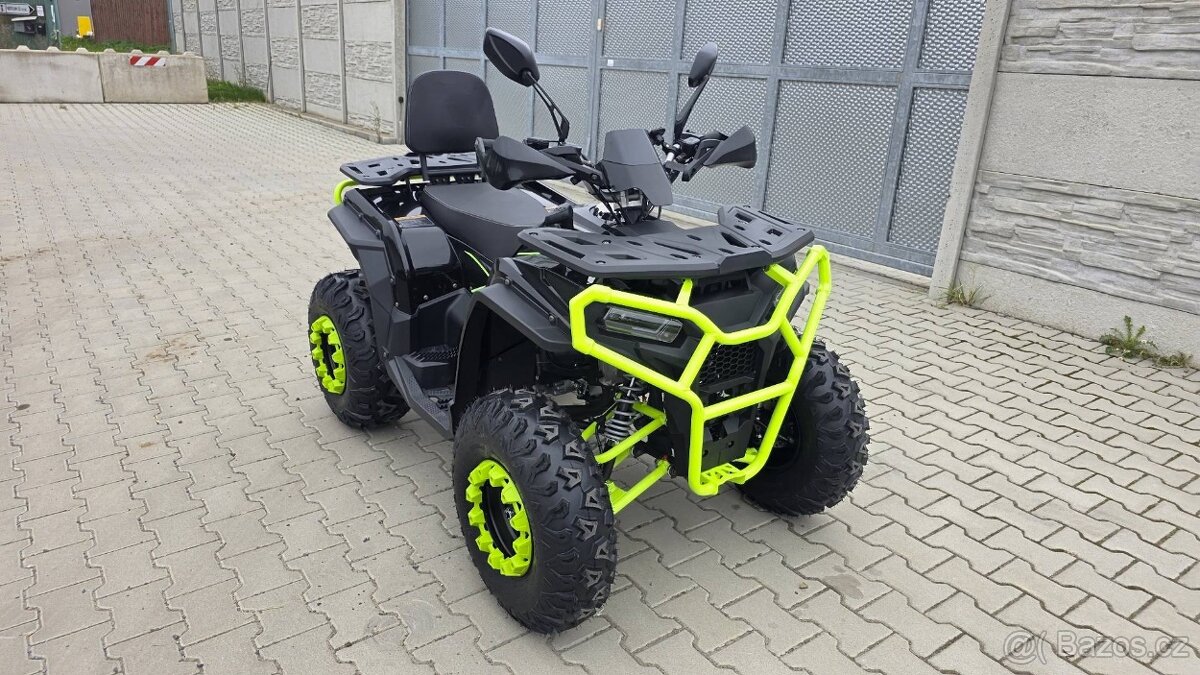 Čtyřkolka AFX200L, variátor 10 kola, černá. - 8