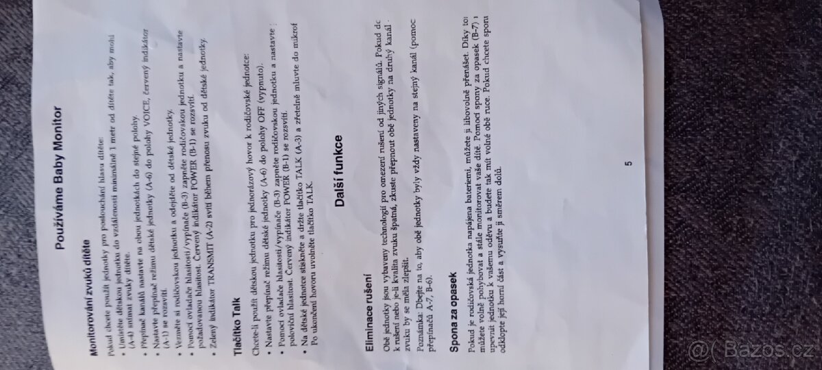 Dětská elektronická chůva Philips - 8