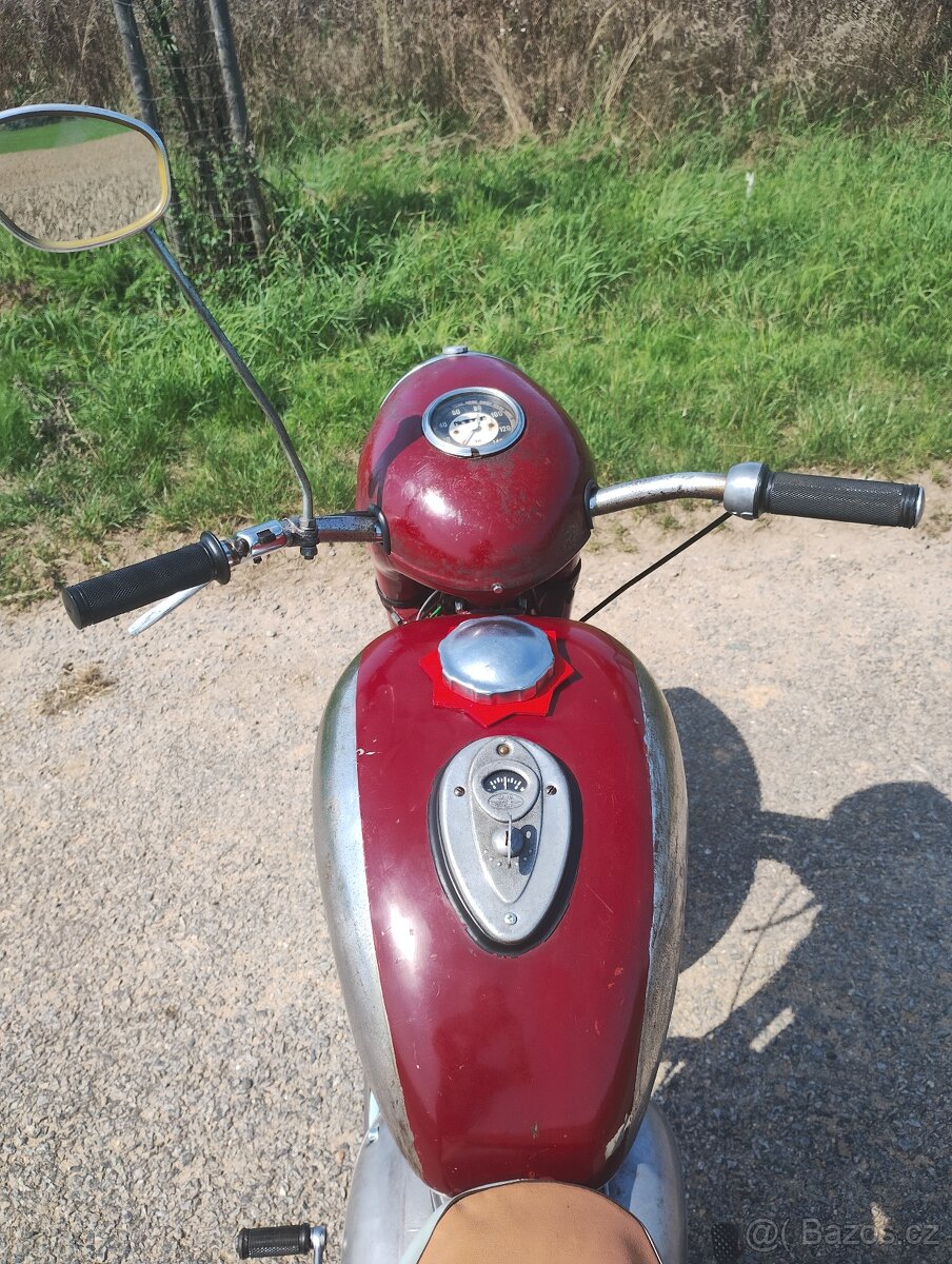 Původní jawa kývačka 250/353 1957 po kompletní renovaci - 8