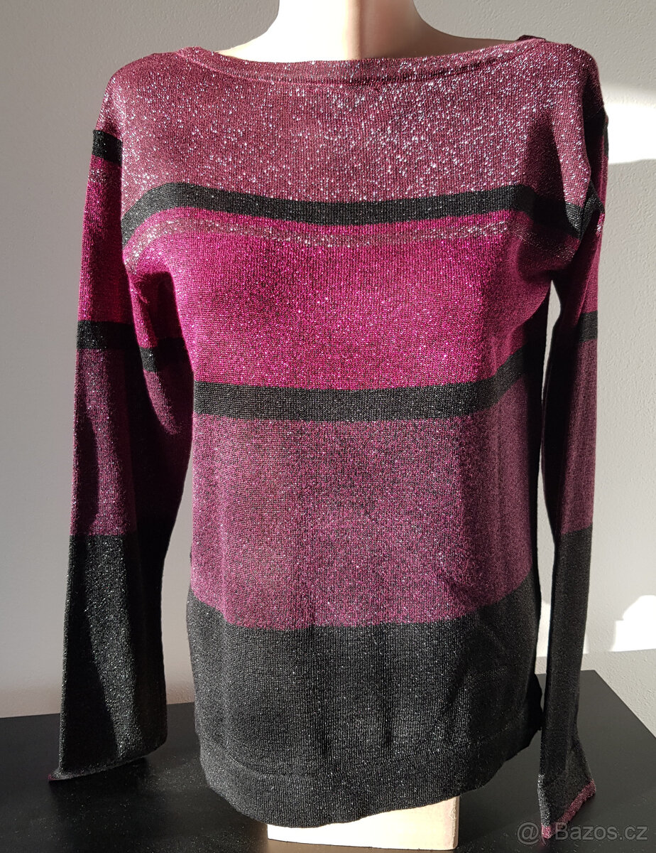 Svetřík z lurexového vlákna vel. M - 8