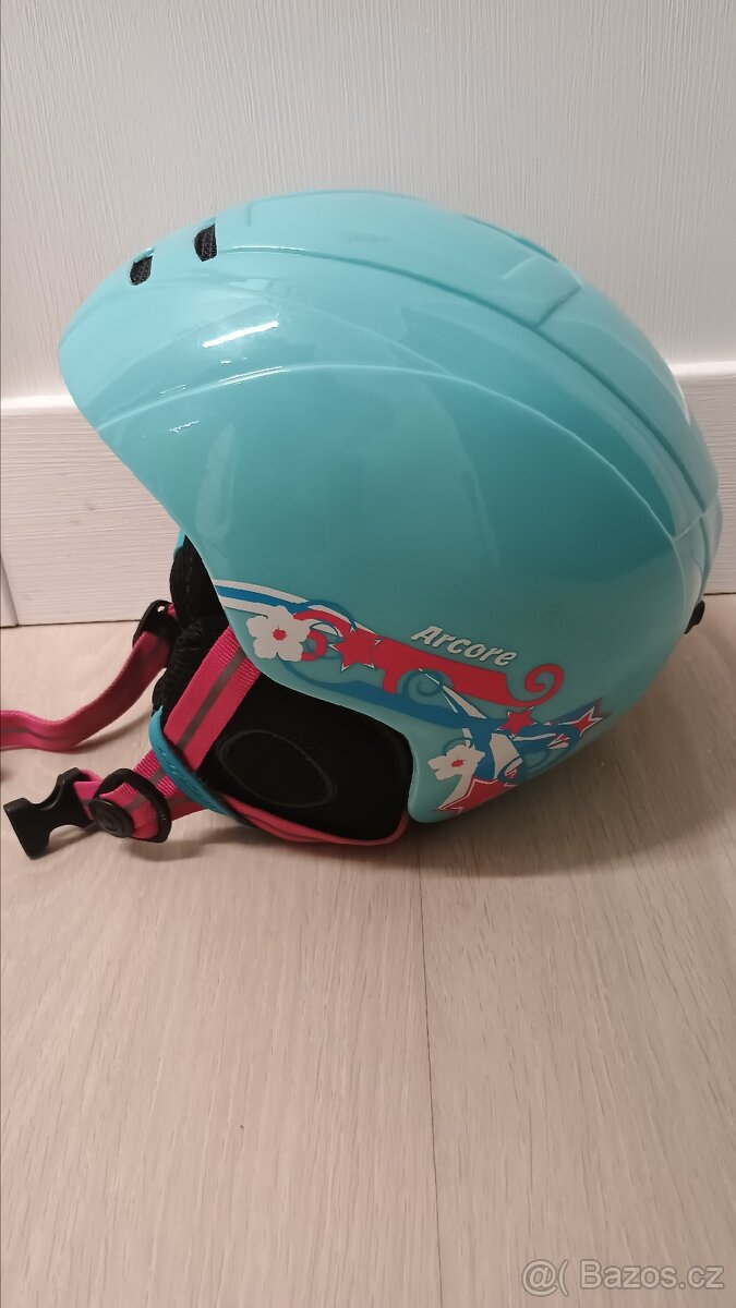 Set dětské lyže Atomic 90 + lyžáky + helma + lyž. souprava - 8