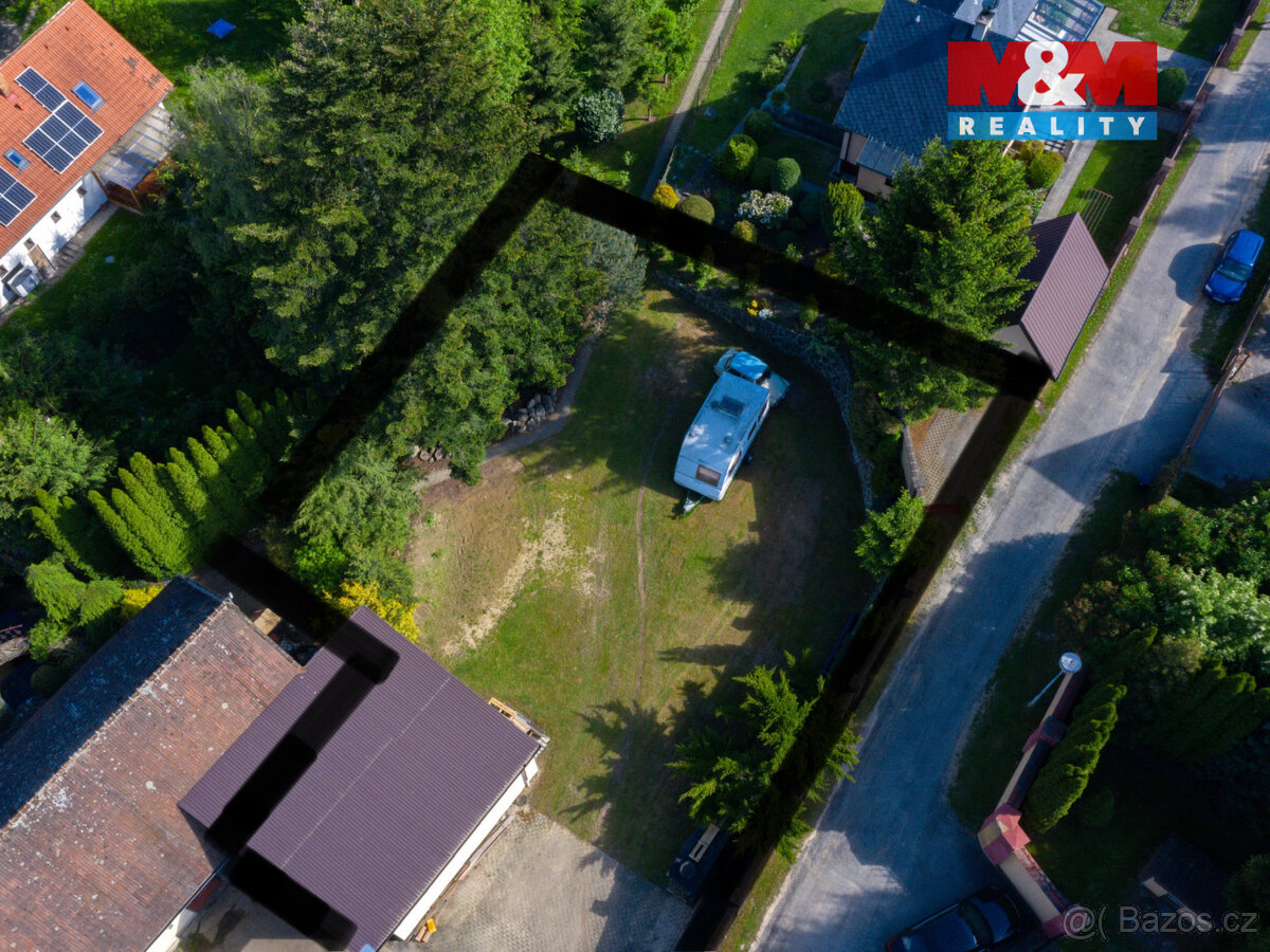 Prodej pozemku k bydlení, 1100 m²+ dílna, Strančice, Sklenka - 8