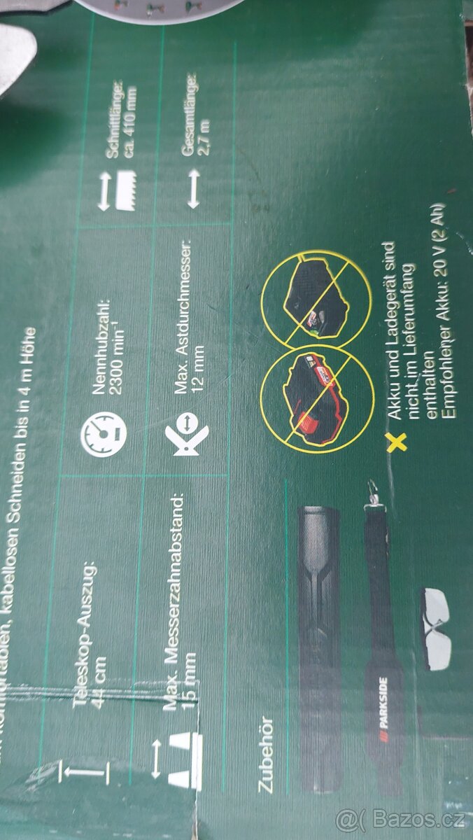 Nůžky na živý plot parkside - 8