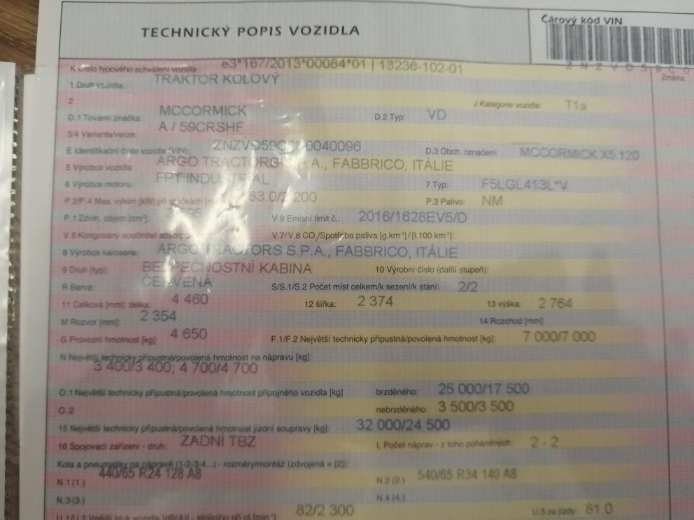 Prodáme kolový traktor McCormick X5.120 Efficient - 8