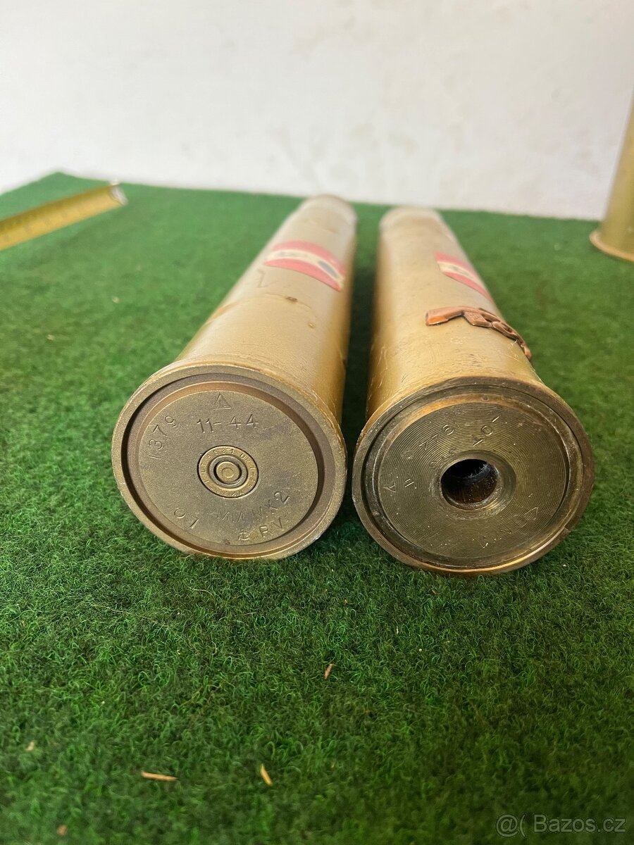 Starožitná mosadzná nabojnica - 8