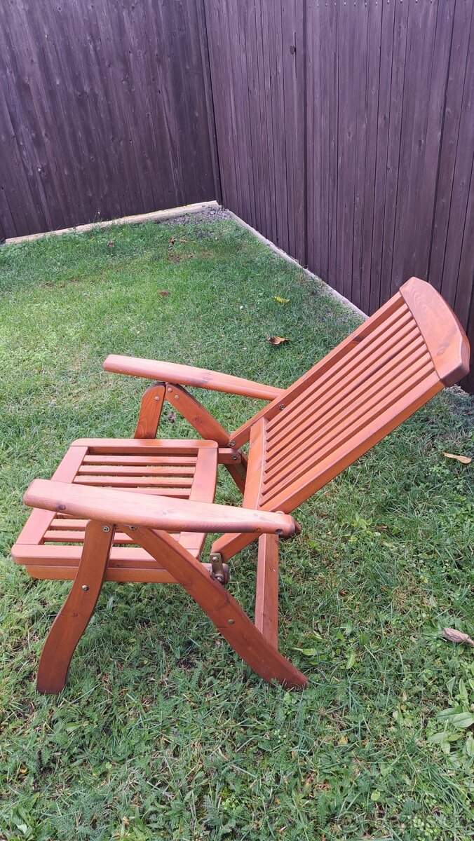 rozkládací stůl + 6 polohovací křeslo Mountfield - 8