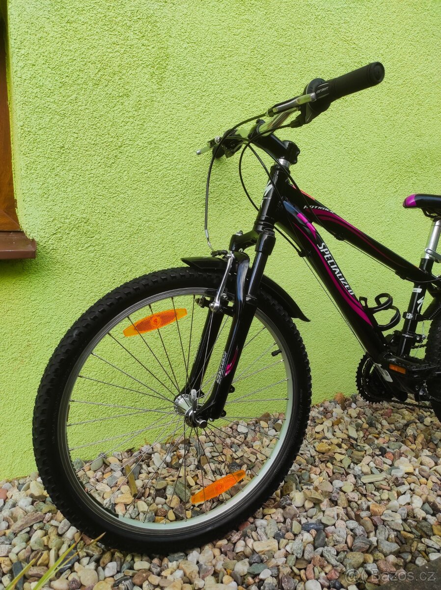 Značkové dětské kolo SPECIALIZED 24" (černá/fialová)# - 8