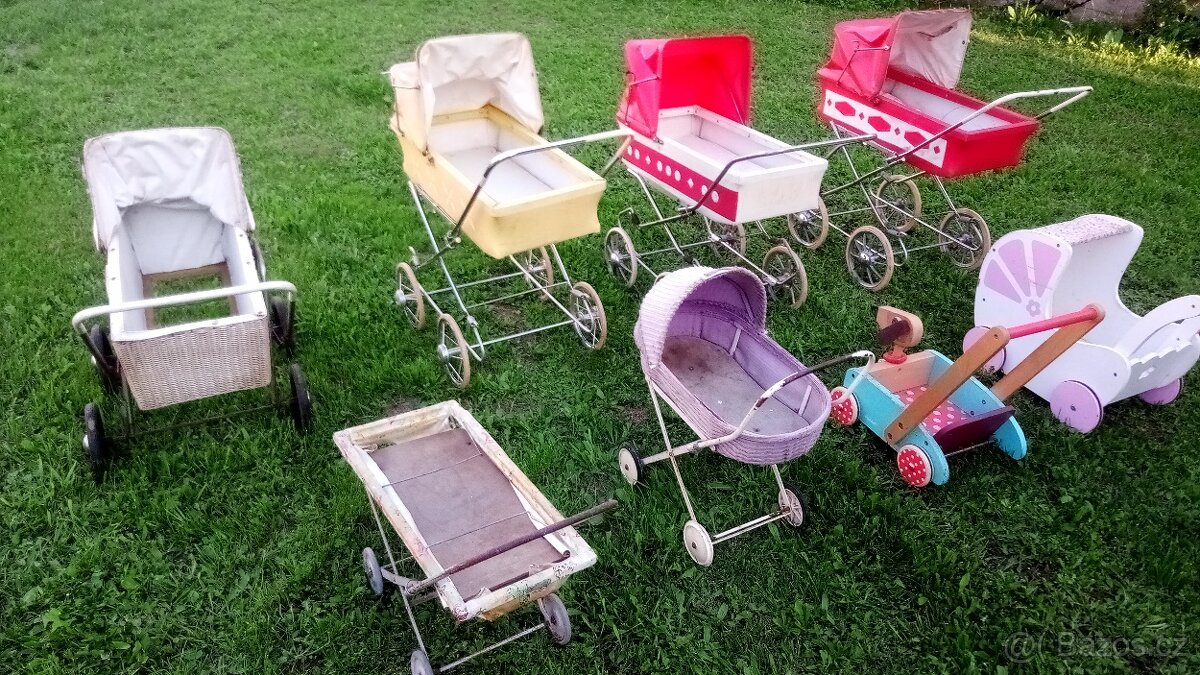Staré retro dětské kočárky - 8
