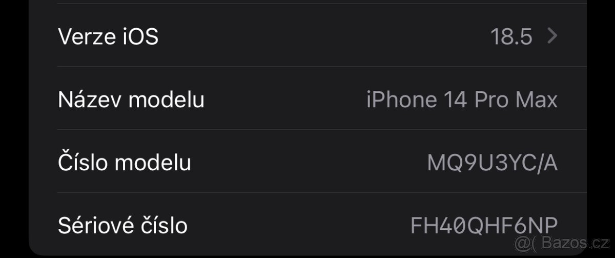 iPhone 14 PRO MAX 256 GB, space black + příslu., A stav - 8