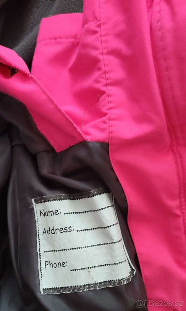 Dívčí zimní bunda vel. 86/92 - 8