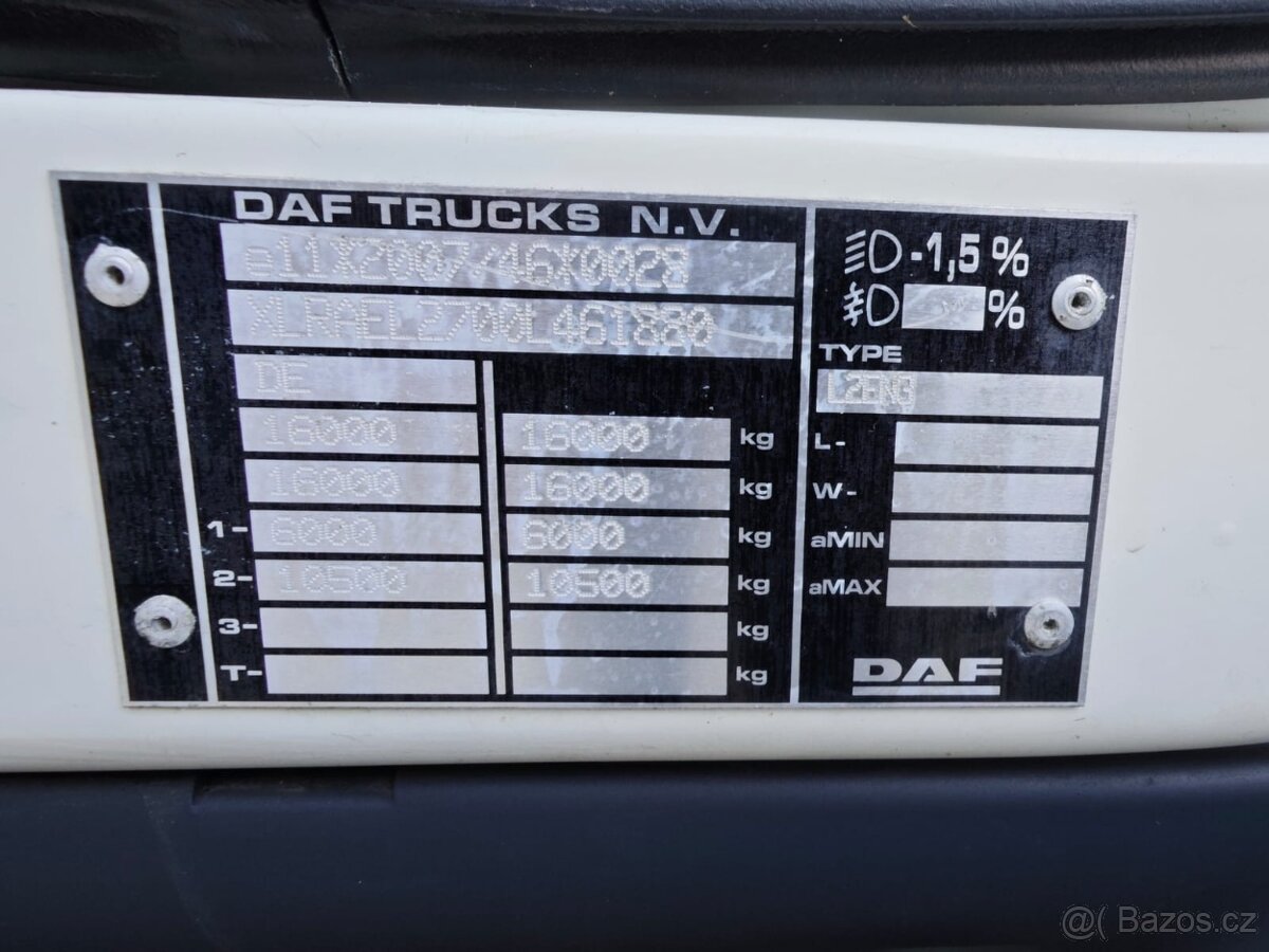 DAF LF 55.260, 16t, 18 palet, 2x shrnovačka - 8