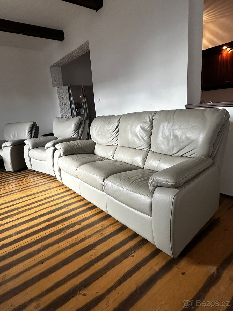 Kožená sedací souprava - 8