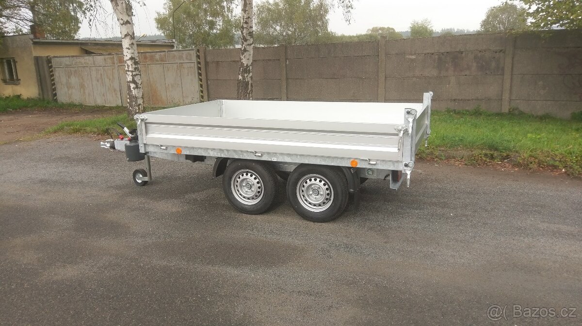 Nákladní jednostraně sklopný přívěs 2,7t - 8