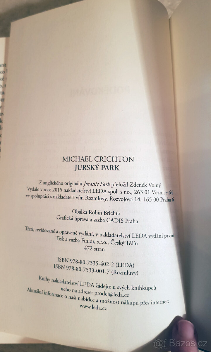 Jurský park (Michael Crichton) 2015 - 8