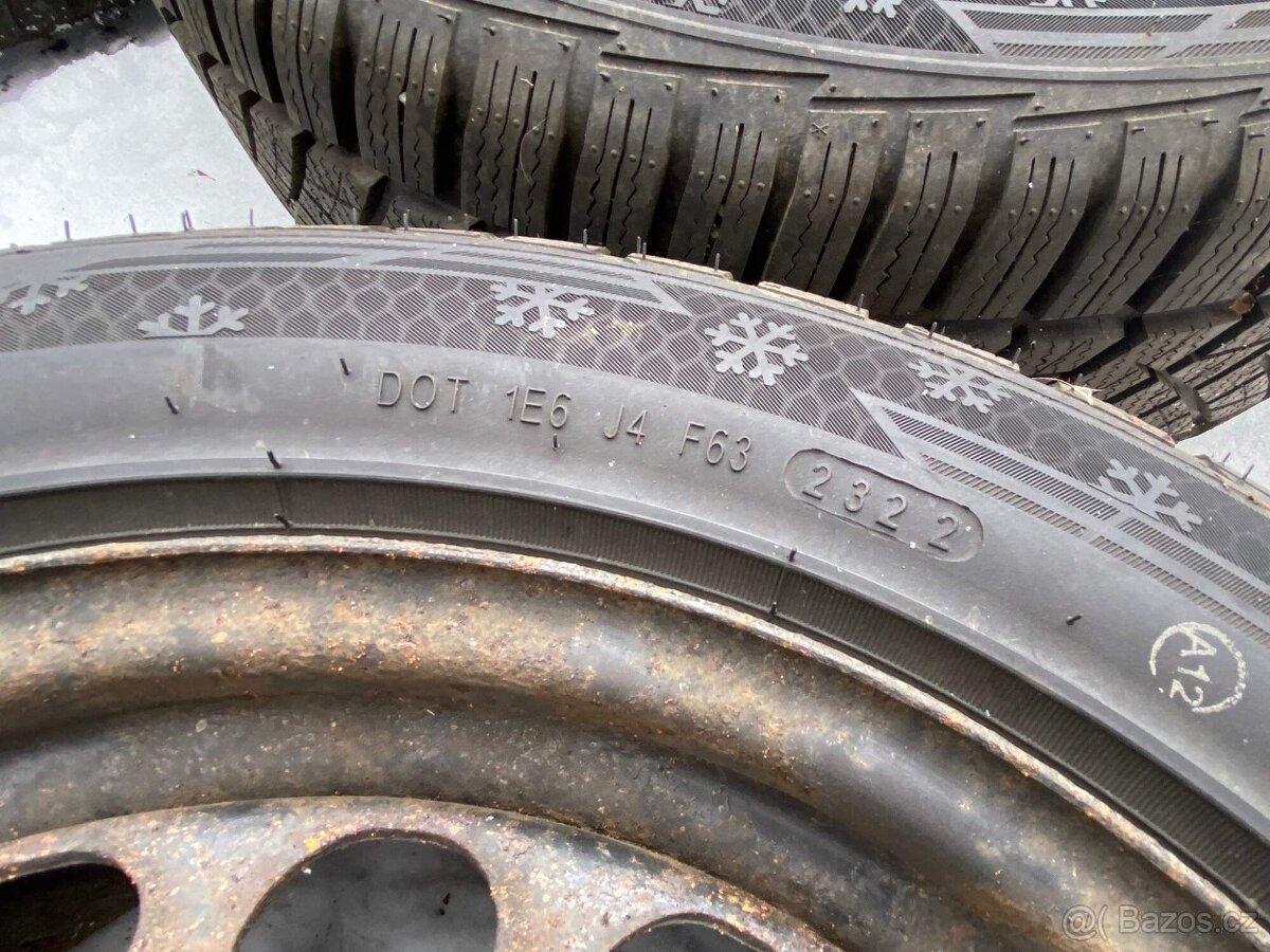 72. sada zimní kola 205/55 r16 5x112 VW škoda seat audi - 8