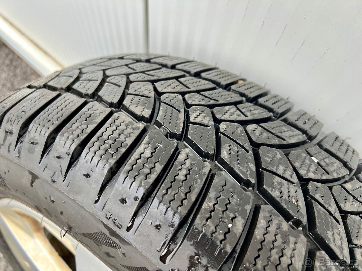 Opel 5x110 r16 ET49 sada + zimní pneu - 8