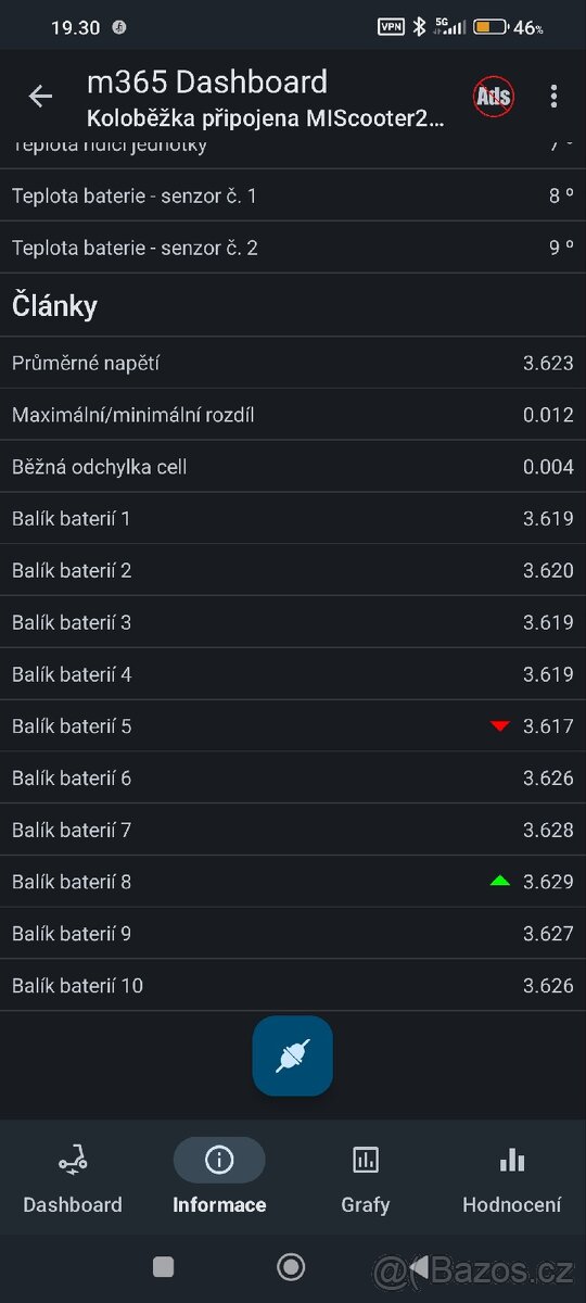 Elektrická koloběžka Xiaomi Mi Electric Scooter 1S - 8