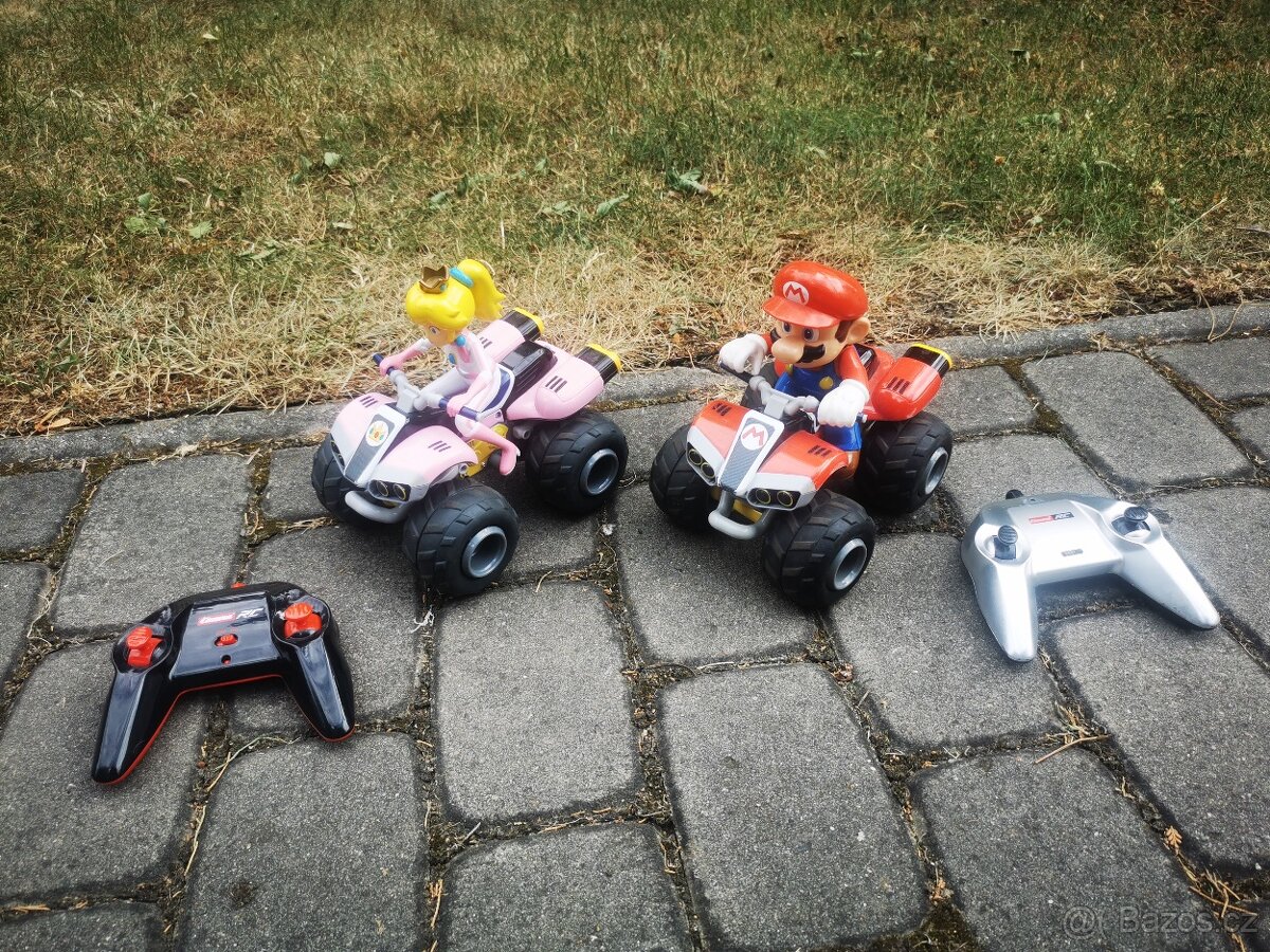 Auto Carrera RC Mario Kart a princezna - 8