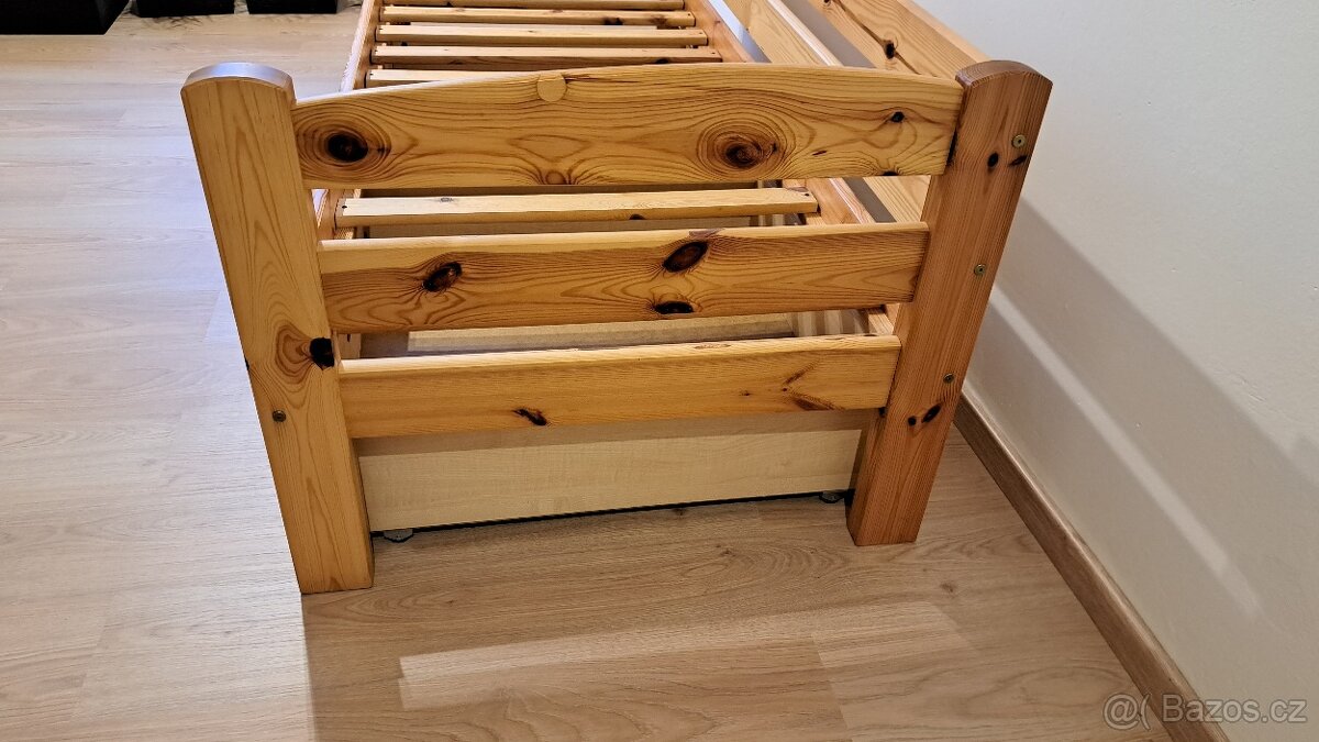 Postel + matrace 180x80 + peřina - 8