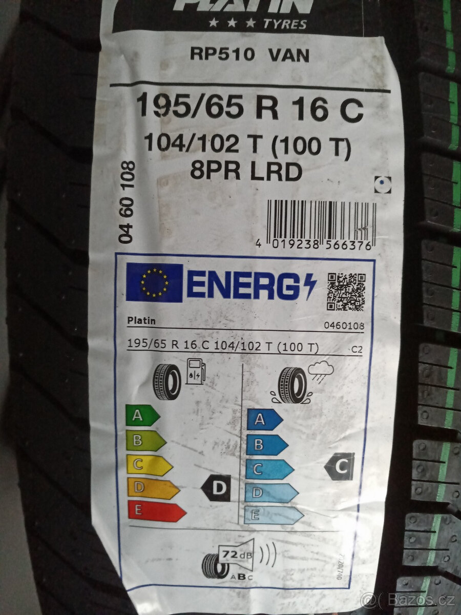 Použité pneu na dodávky 15 ,16 a 17C - 8