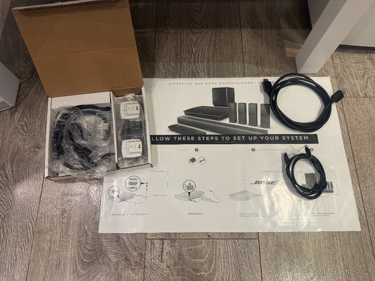Prodám domácí kino Bose Lifestyle 650 White - nejvyšší řada - 8