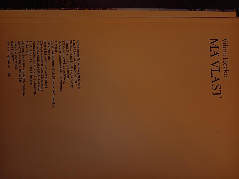 fotokniha Vilém Heckel "Má vlast" - 8