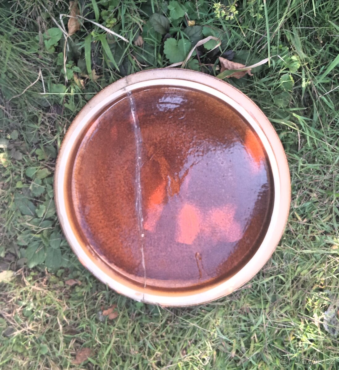 Keramické sudy na nakládané zelí s víkem - 8