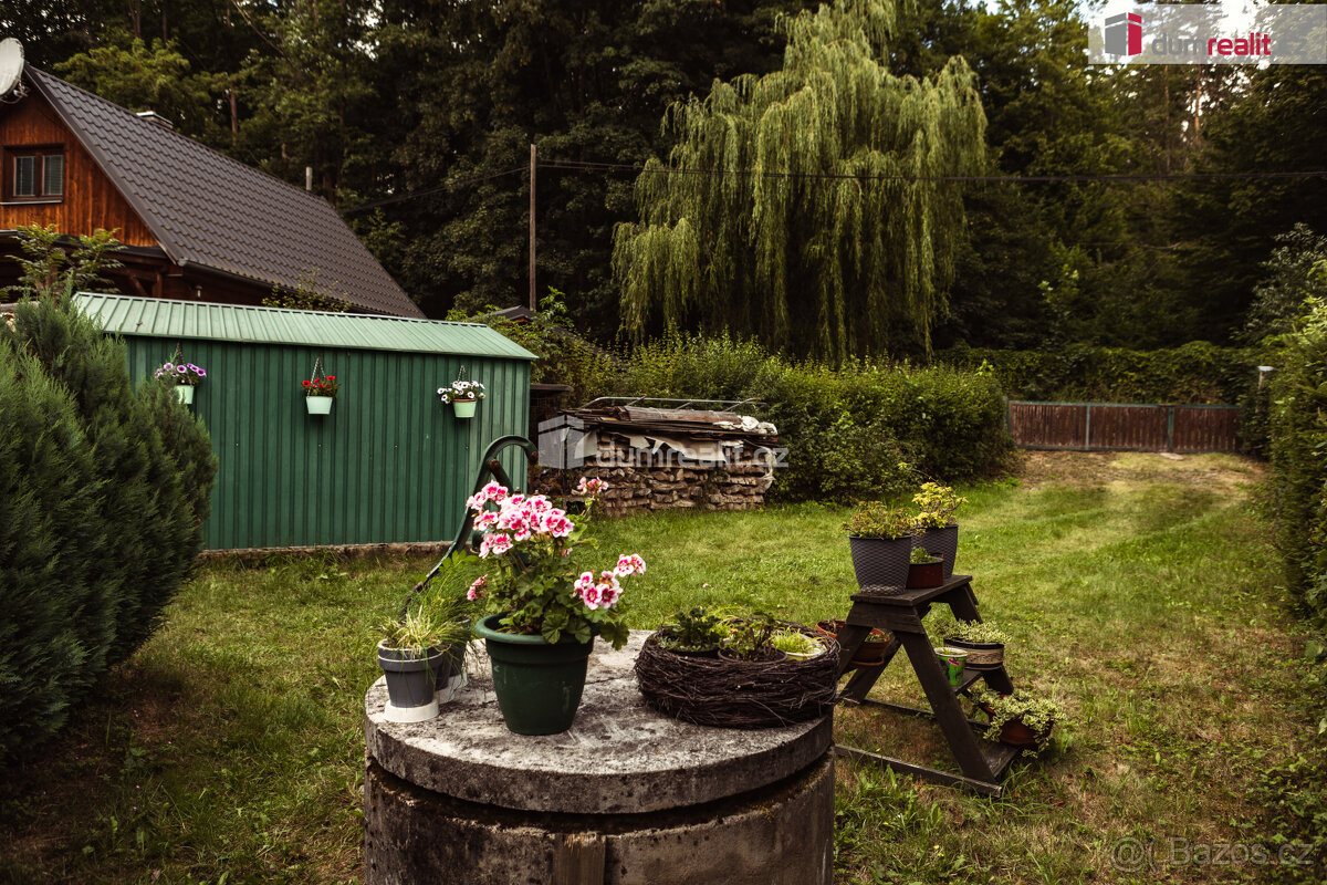 prodej krásné zděné chaty Malé Kyšice, 3+1 100 m2 s pergolou - 8