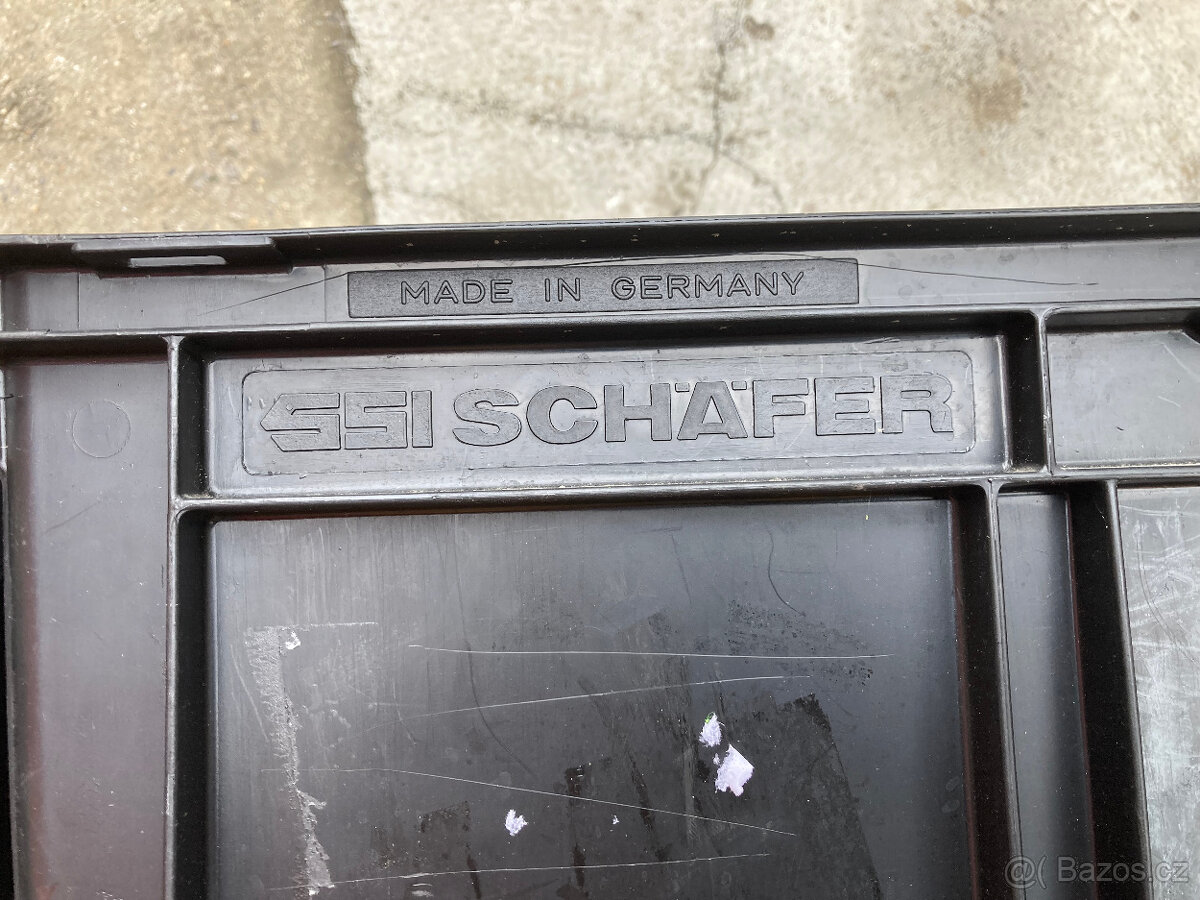 Plastová přepravka černá, ukládací box, tři typy za 150 kč - 8