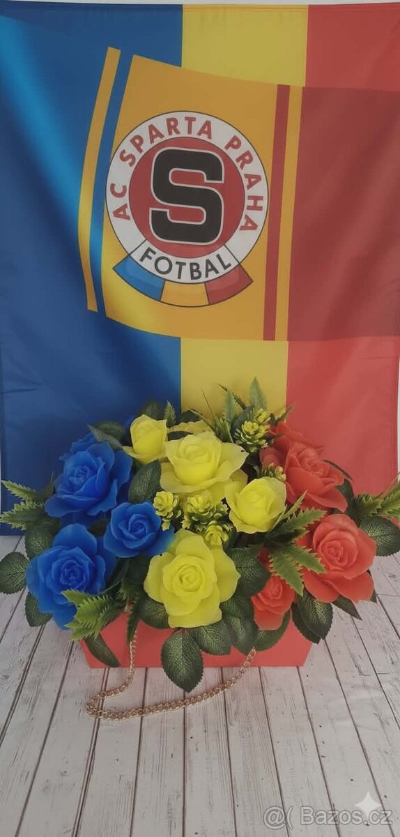 💙💛❤️ Sparťanská kytice, která voní vítězstvím - 8