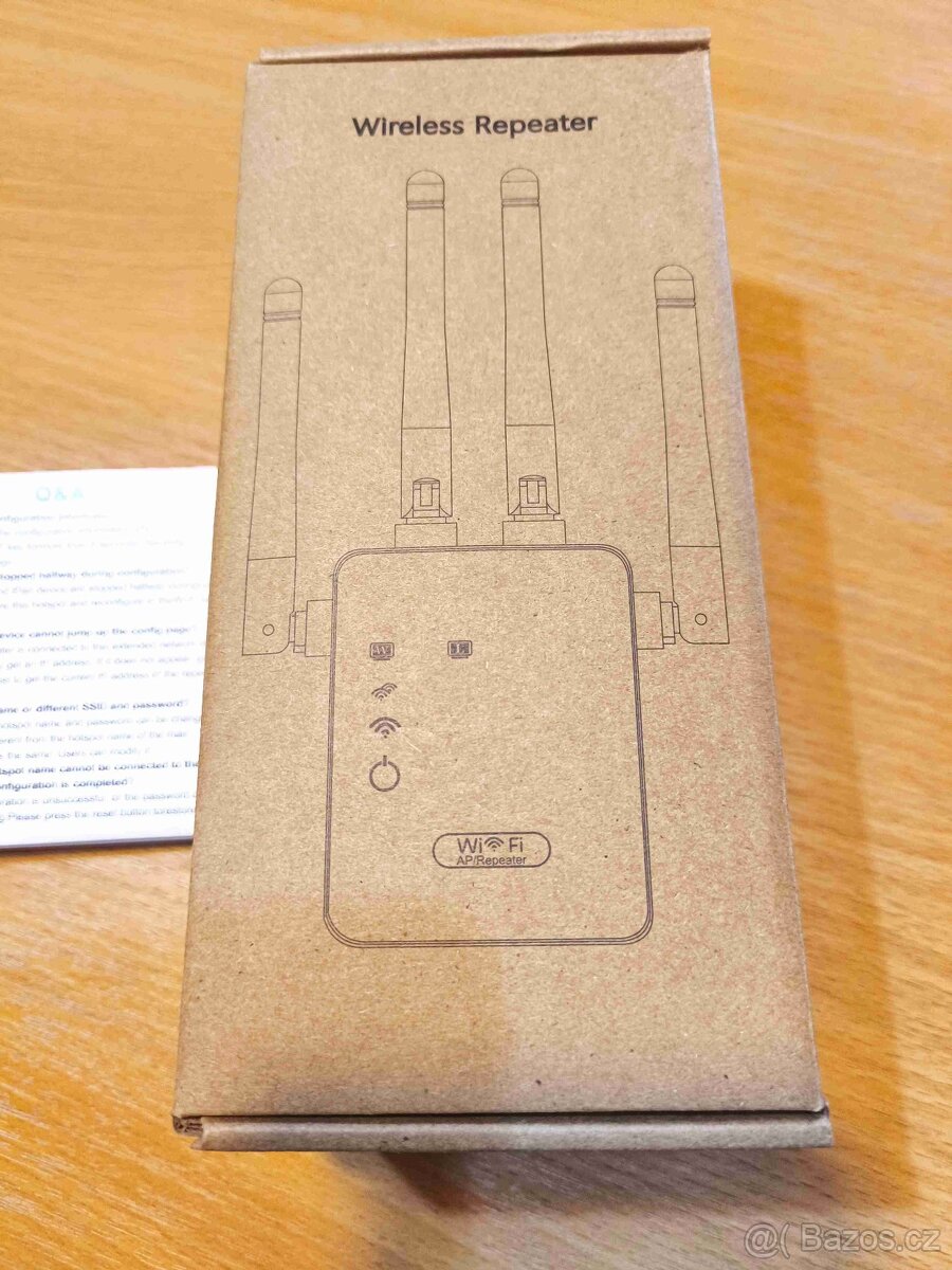 Wifi zesilovač Wireless Repeater opakovač nový - 8
