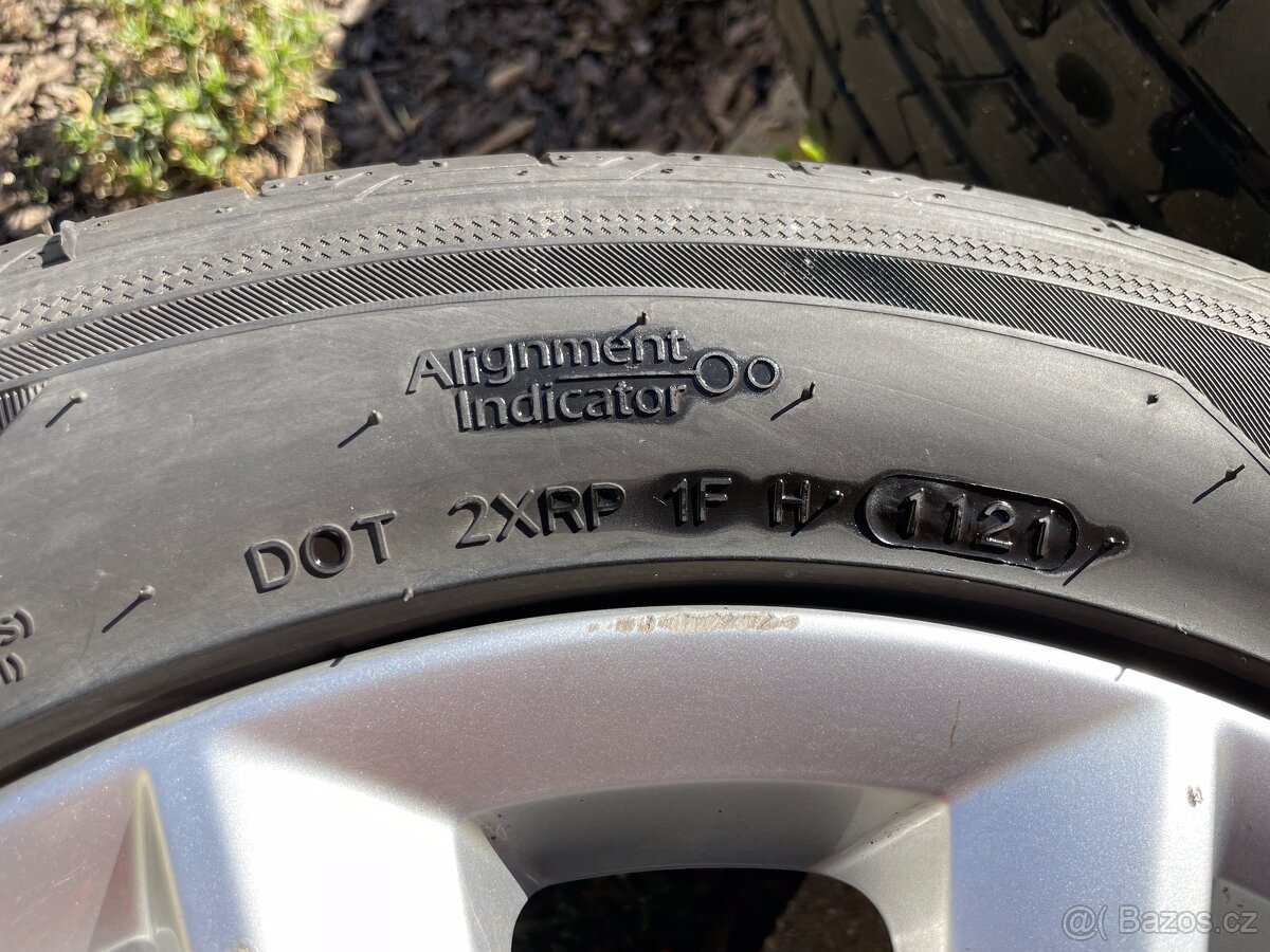 Alu kola Škoda 16" -6.5Jx16H2 ET46 s pneu Hankook - 8