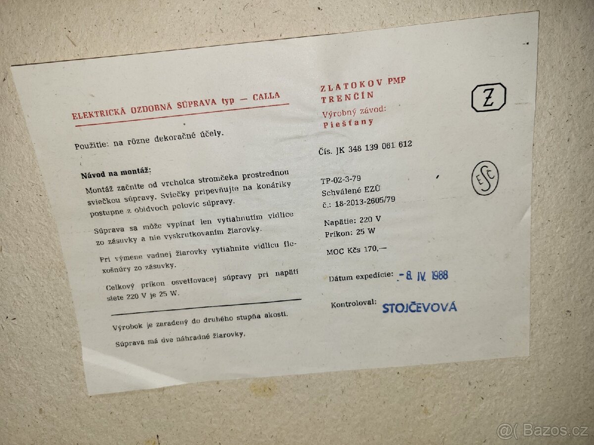 Retro vánoční osvětlení 114 - 8