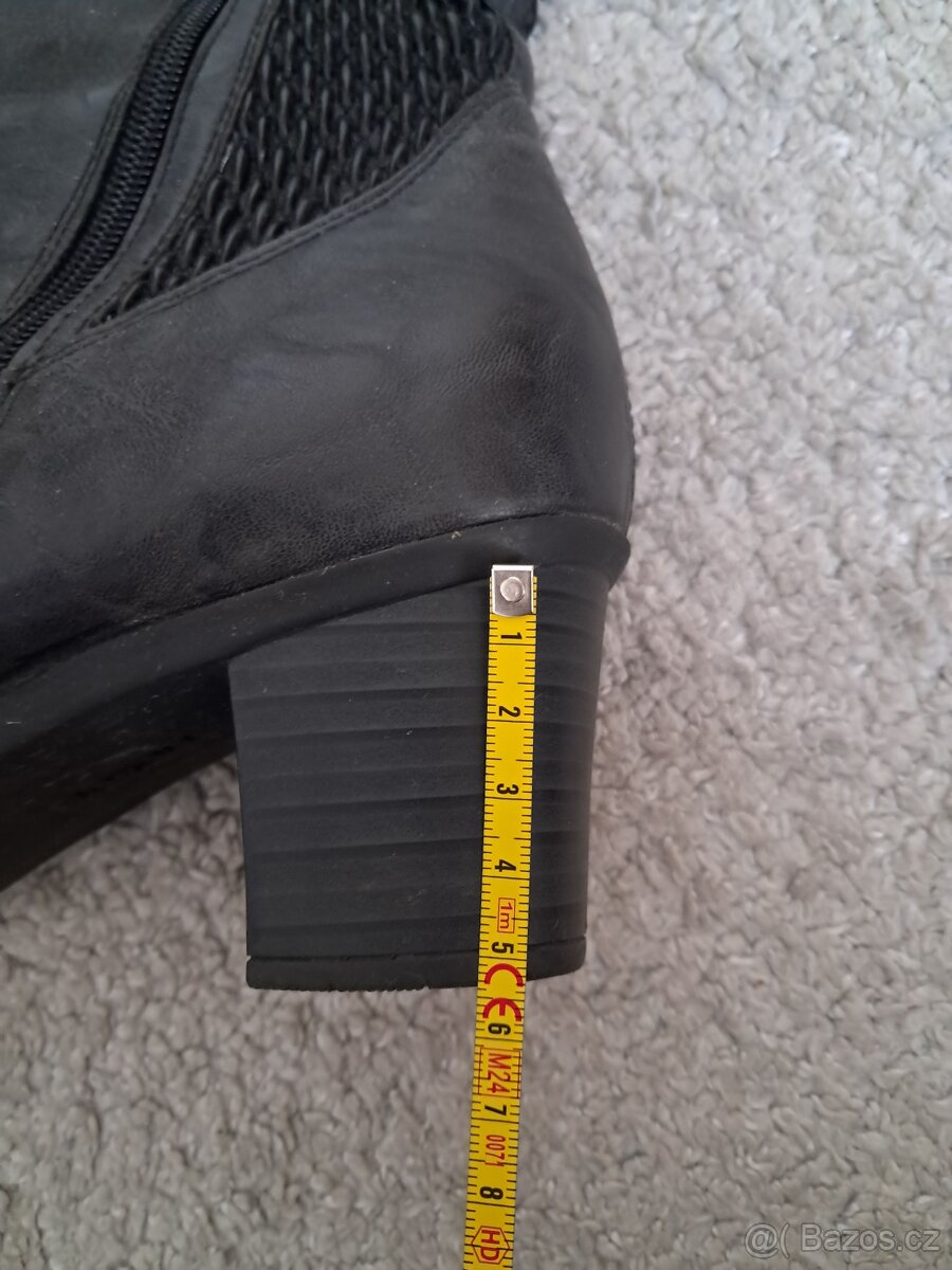 Černošedé kozačky Rieker, vel. 41 - 8