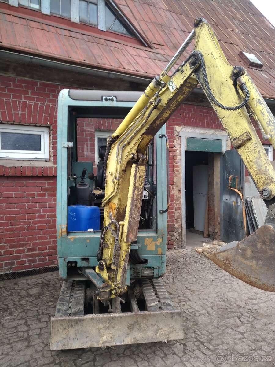 Minibagr Amman Yanmar B17-2 váha 1430kg - 8