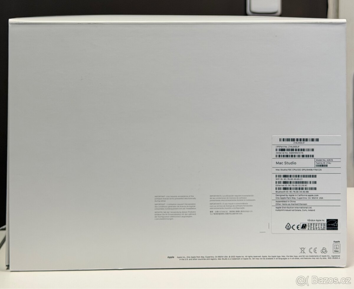 Apple Mac Studio M1 Max 64GB RAM 1TB DISK / Záruka - 8