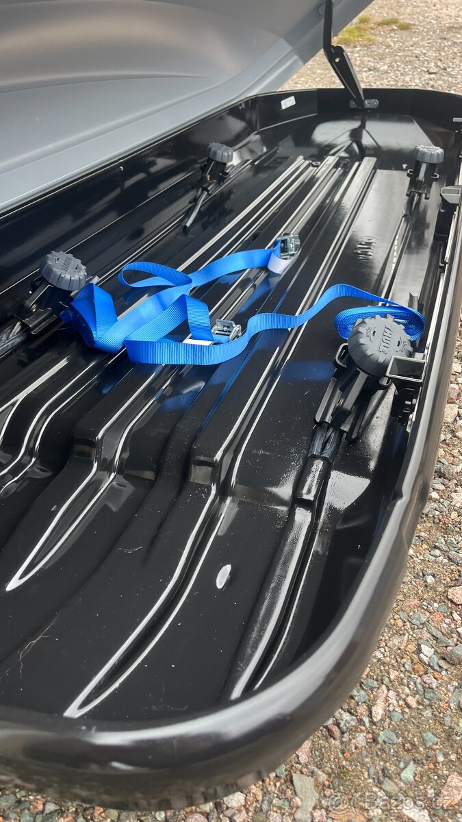 THULE PACIFIC 600 STŘEŠNÍ BOX,RAKEV,TOP STAV,JAKO NOVÝ - 8