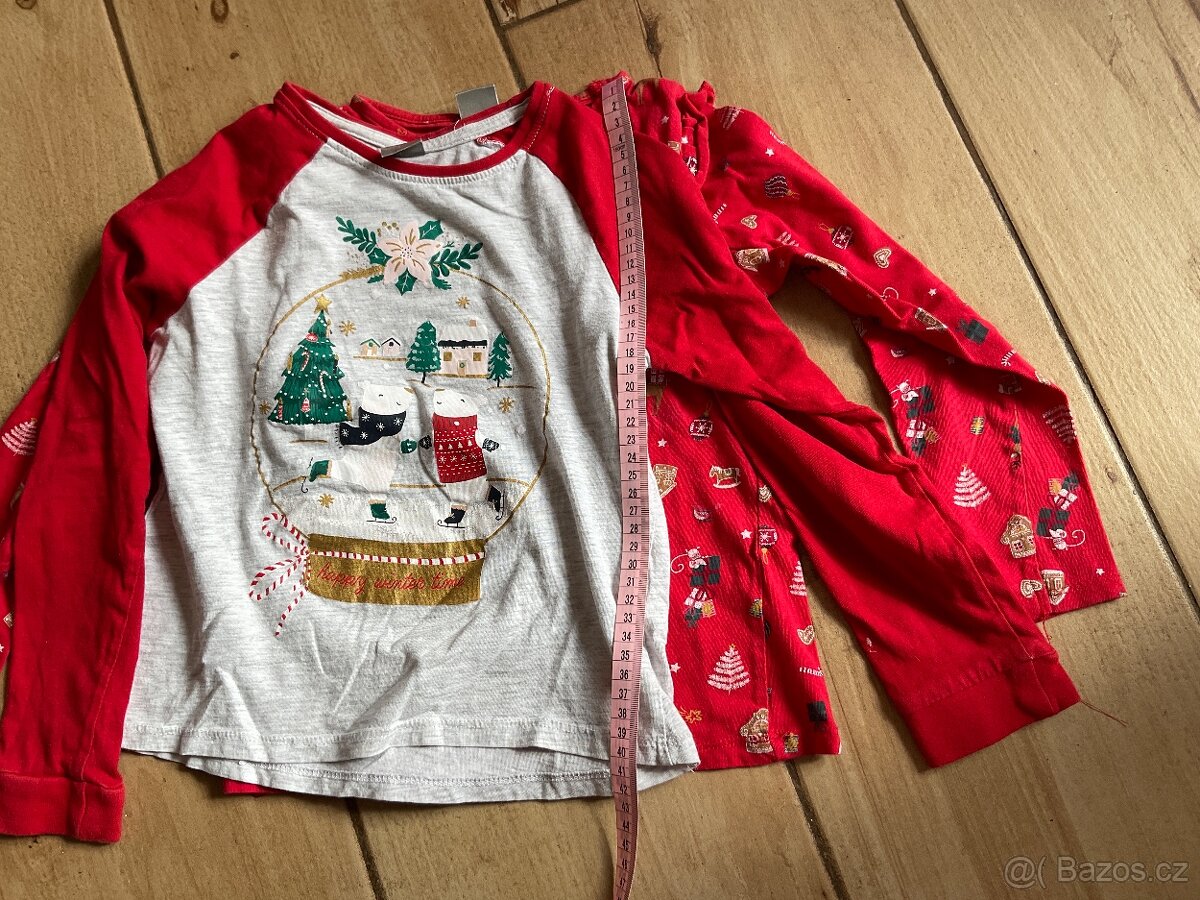 Dívčí pyžámko -vánoční-Little kids- 122 - 8