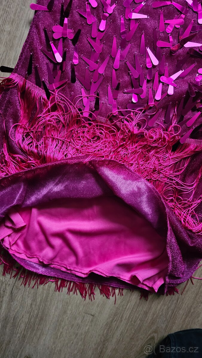 Dívčí taneční šaty Lolanta vel.160 - 8